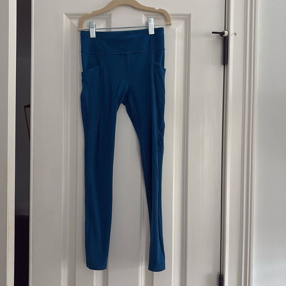 Athleta slate blue girls legging
